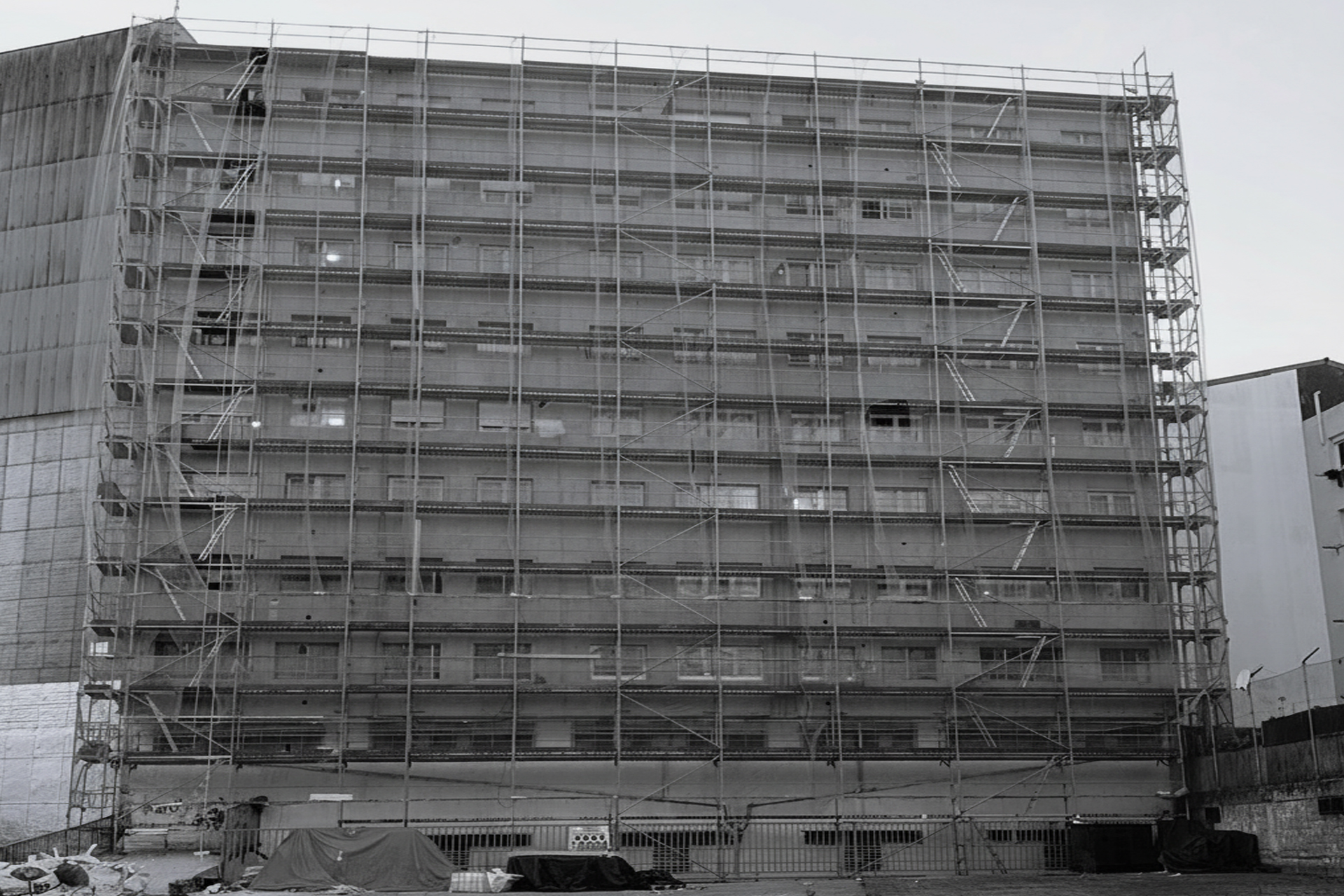 Instalación SATE en fachada